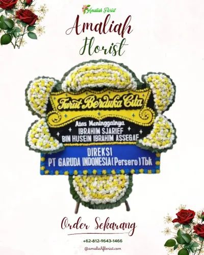 Papan Bunga Duka di Leato Selatan