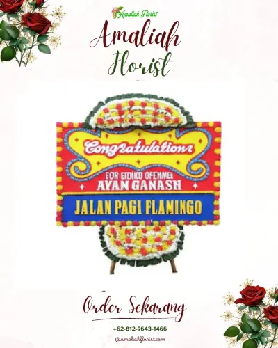 Bunga Papan Congratulation di Leato Selatan